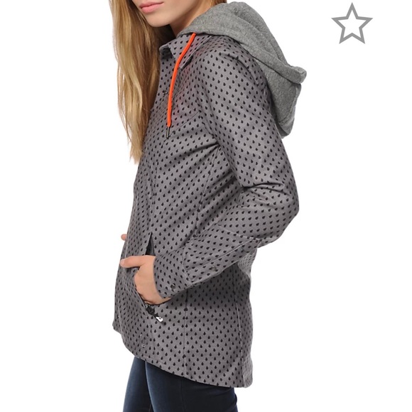 Volcom Circle flannel DWR Tech Fleece jacket - Picture 11 of 14